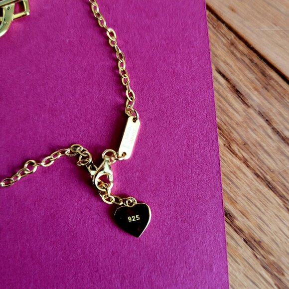 Billie Bijoux Bracelet 925 Sterling Silver Infinity Heart White Gold Plated - Picture 6 of 9